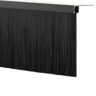 Запечатващи четки за врата с винтово закрепване 2 pcs Черно