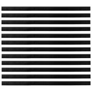 Запечатващи четки за врата с винтово закрепване 12 pcs Черно