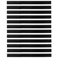 Запечатващи четки за врата с винтово закрепване 12 pcs Черно