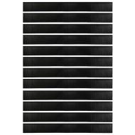 Запечатващи четки за врата с винтово закрепване 12 pcs Черно