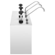 Диспенсър за сос от неръждаема стомана, 3 x 3,5 л