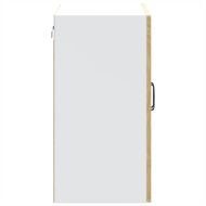 Кухненски стенен шкаф със стъклена врата "Kalmar" дъб сонома, инженерно дърво