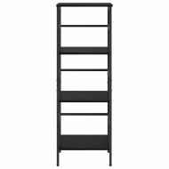Рафт за книги Черния дъб 40 х 29,5 х 115 см Инженерно дърво