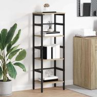 Рафт за книги Сонома дъб 40 х 29,5 х 115 см Инженерно дърво