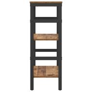 Рафт за книги Старо дърво 60 х 29,5 х 81 см Инженерно дърво