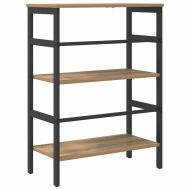 Рафт за книги Дъб 60 х 29,5 х 81 см Инженерно дърво