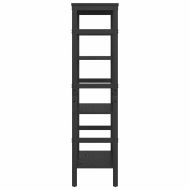 Рафт за книги Черния дъб 60 х 29,5 х 115 см Инженерно дърво