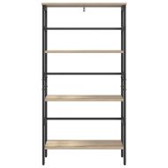 Рафт за книги Сонома дъб 60 х 29,5 х 115 см Инженерно дърво