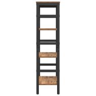 Рафт за книги Старо дърво 60 х 29,5 х 115 см Инженерно дърво