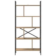 Рафт за книги Дъб 75 x 30 x 156 см Инженерно дърво