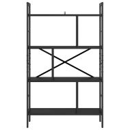 Рафт за книги Черния дъб 75 x 30 x 123,5 см Инженерно дърво