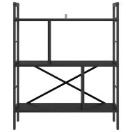 Рафт за книги Черния дъб 75 x 30 x 91 см Инженерно дърво