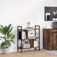 Рафт за книги Димян дъб 75 x 30 x 91 см Инженерно дърво