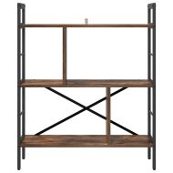 Рафт за книги Димян дъб 75 x 30 x 91 см Инженерно дърво