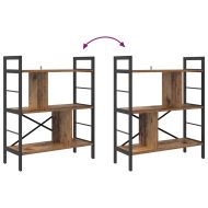 Рафт за книги Старо дърво 75 x 30 x 91 см Инженерно дърво