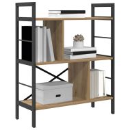 Рафт за книги Дъб 75 x 30 x 91 см Инженерно дърво