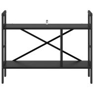 Рафт за книги Черния дъб 75 x 30 x 58,5 см Инженерно дърво