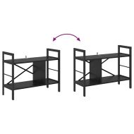 Рафт за книги Черния дъб 75 x 30 x 58,5 см Инженерно дърво