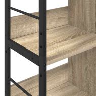 Рафт за книги Сонома дъб 82 x 32 x 144,5 см Инженерно дърво