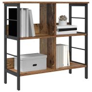 Рафт за книги Старо дърво 82 x 32 x 79 см Инженерно дърво