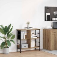 Рафт за книги Дъб 82 x 32 x 79 см Инженерно дърво