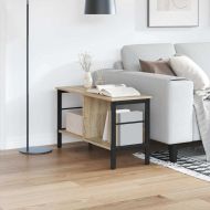 Рафт за книги Сонома дъб 82 x 32 x 47 см Инженерно дърво