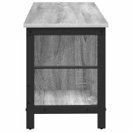 Рафт за книги Сив Сонома 102 x 32 x 40,5 см Инженерно дърво