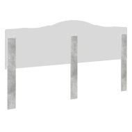 Облегалка за глава Циментено сиво 180 cm Инженерно дърво