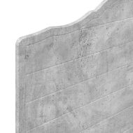 Облегалка за глава Циментено сиво 90 cm Инженерно дърво