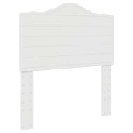 Облегалка за глава с таблото Гланц бяло 90 cm Инженерно дърво
