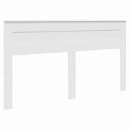 Облегалка за глава с таблото Бяло 200 cm Инженерно дърво