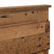 Облегалка за глава с таблото Старо дърво 120 cm Инженерно дърво