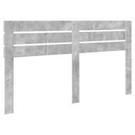 Облегалка за глава Циментено сиво 200 cm Инженерно дърво