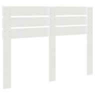 Облегалка за глава с таблото Бяло 160 cm Инженерно дърво