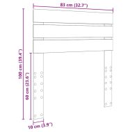 Облегалка за глава с таблото Черния дъб 80 cm Инженерно дърво