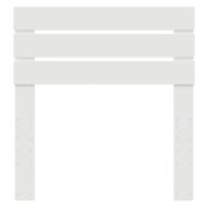 Облегалка за глава с таблото Бяло 75 cm Инженерно дърво