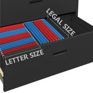 Шкаф за папки, антрацит, 90x46x164 cм, стомана