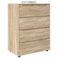 Шкафове за съхранение 2 pcs Сонома дъб 80 x 48 x 105 см