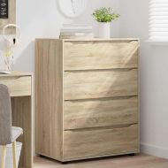 Шкафове за съхранение 2 pcs Сонома дъб 80 x 48 x 105 см