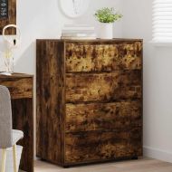 Шкафове за съхранение 2 pcs Димян дъб 80 x 48 x 105 см