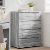 Шкафове за съхранение 2 pcs Сив Сонома 80 x 48 x 105 см