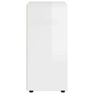 Шкафове за съхранение 2 pcs Лъскаво бяло 60 x 48 x 105 см