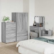 Шкафове за съхранение 2 pcs Сив Сонома 60 x 48 x 105 см