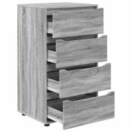 Шкафове за съхранение 2 pcs Сив Сонома 60 x 48 x 105 см