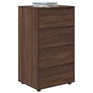 Шкафове за съхранение 2 pcs Кафяв дъб 60 x 48 x 105 см