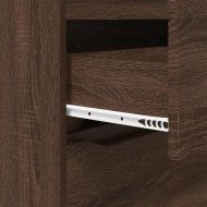 Шкафове за съхранение 2 pcs Кафяв дъб 60 x 48 x 105 см