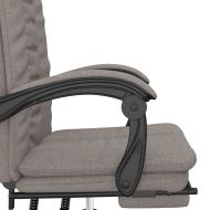 Наклоняем офис стол, таупе, текстил