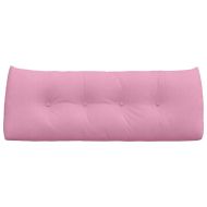 Възглавница за гръб Розово 120 x 24 x 50 см текстил