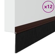 Самозалепващи се четки за уплътняване на врати 12 pcs Кафяво
