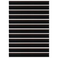 Самозалепващи се четки за уплътняване на врати 12 pcs Кафяво